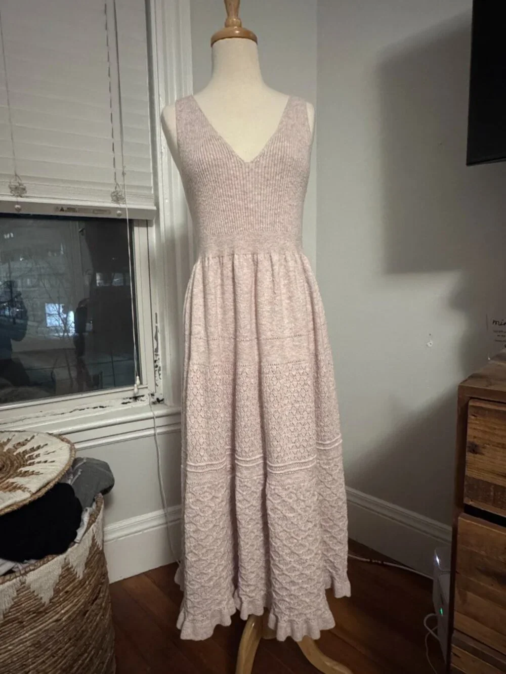 La Vie by Rebecca Taylor Rainbow Pointelle Dress - Picture 3 of 6